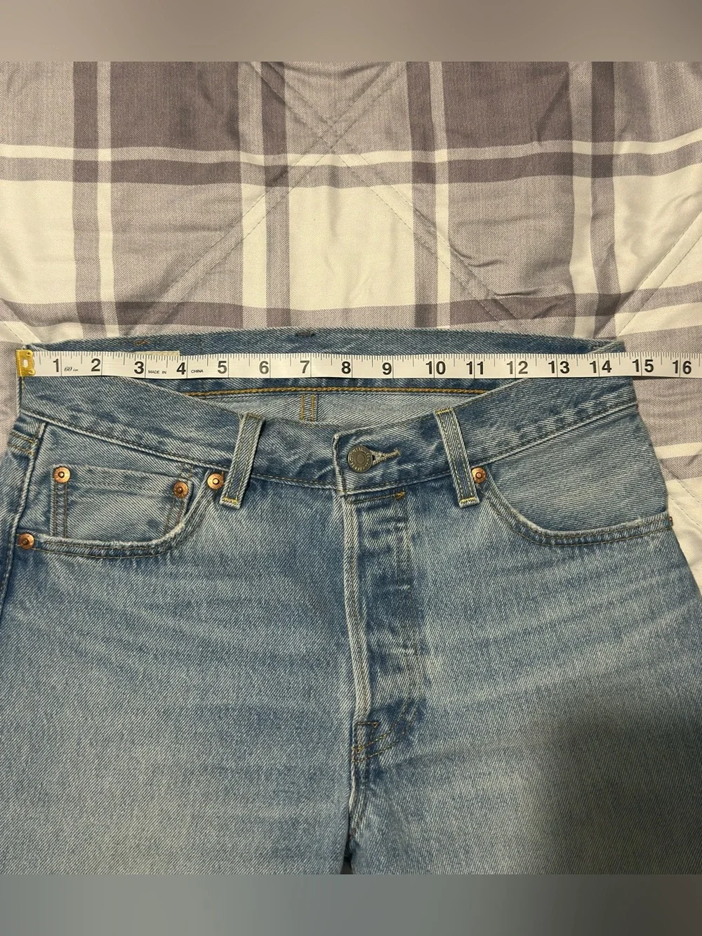 Levi’s Premium 501 ’54 Light Wash Straight Jeans W29